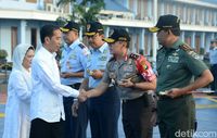 Presiden Jokowi sebelum meninggalkan Jakarta menuju Provinsi Aceh