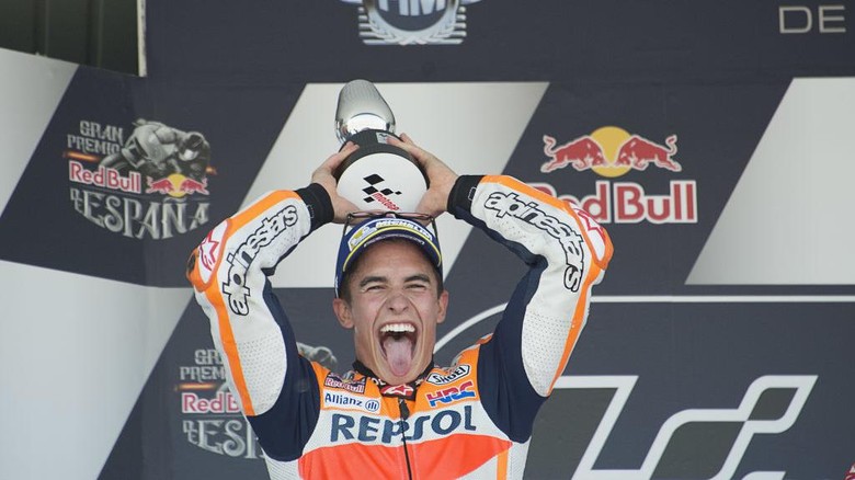 Finis Kedua, Marquez Memang Enggan Ambil Risiko Finis Kedua, Marquez Memang Enggan Ambil Risiko