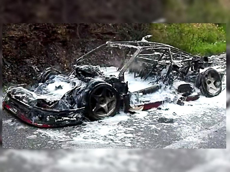 Ferrari Langka Miliarder Inggris Ini Terpanggang Ferrari Langka Miliarder Inggris Ini Terpanggang