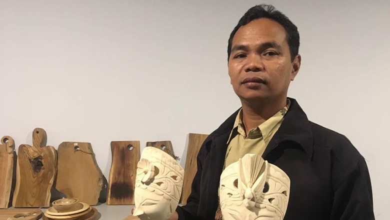 Tamatan SMP, Sardi Bisnis Kerajinan Kayu Beromzet Rp 35 Juta/Bulan Tamatan SMP, Sardi Bisnis Kerajinan Kayu Beromzet Rp 35 Juta/Bulan