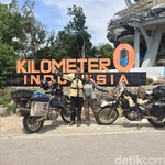 Pasutri Amerika Keliling Dunia Naik Motor, Singgah di Indonesia Pasutri Amerika Keliling Dunia Naik Motor, Singgah di Indonesia