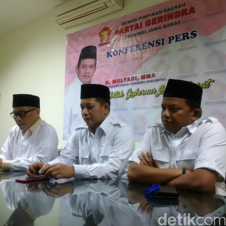 Gerindra Percaya Diri Usung Kader di Pilgub Jabar 2018 Gerindra Percaya Diri Usung Kader di Pilgub Jabar 2018