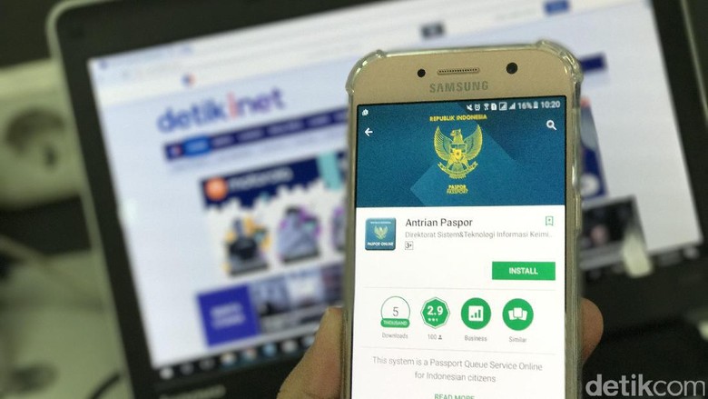 Uji Coba Sepekan, Antrean Paspor via Aplikasi Terus Disempurnakan Uji Coba Sepekan, Antrean Paspor via Aplikasi Terus Disempurnakan