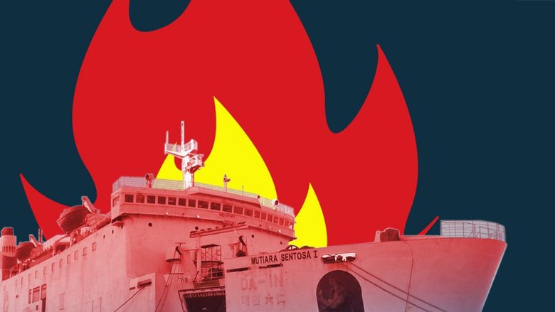 Kendaraan Bawa Gas di KM Mutiara, Ini Aturan Bawa Muatan Berbahaya Kendaraan Bawa Gas di KM Mutiara, Ini Aturan Bawa Muatan Berbahaya