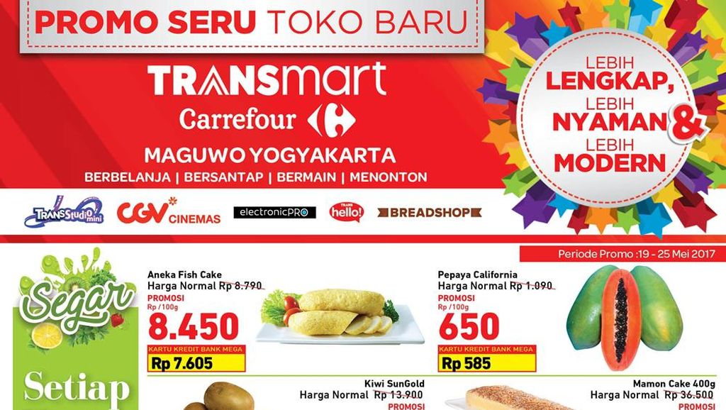 Promo Toko Baru di Transmart Carrefour Maguwo dan Transmart Tegal Promo Toko Baru di Transmart Carrefour Maguwo dan Transmart Tegal