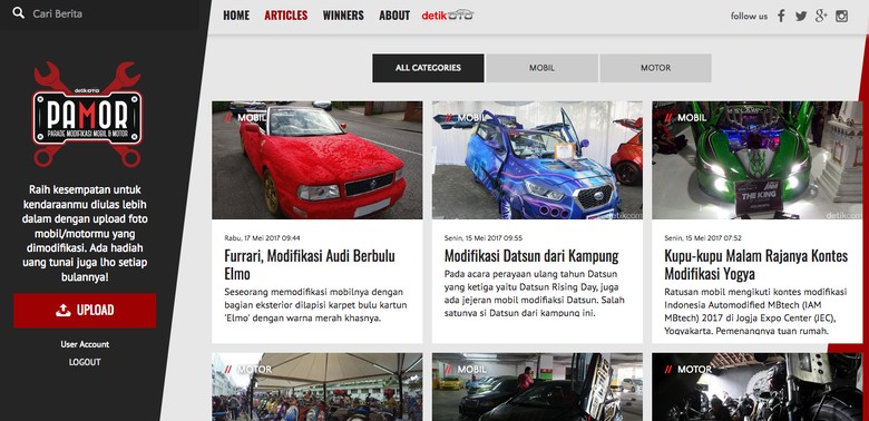 Punya Mobil atau Motor Keren? Ayo Adu di Pamor! Punya Mobil atau Motor Keren? Ayo Adu di Pamor!