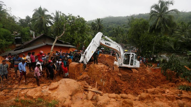 92 Orang Tewas Akibat Banjir dan Tanah Longsor di Sri Lanka