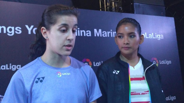 Duet Carolina Marin dan La Liga di Jakarta: Olahraga Spanyol Tak Hanya Sepakbola Duet Carolina Marin dan La Liga di Jakarta: Olahraga Spanyol Tak Hanya Sepakbola