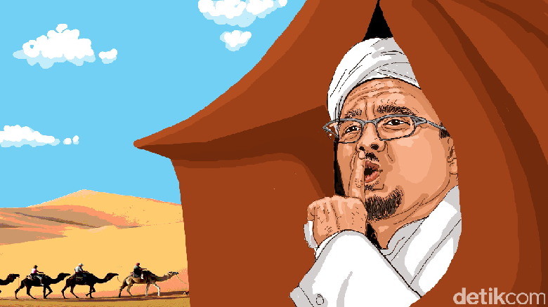 Polisi Sudah Periksa Habib Rizieq di Arab Saudi Polisi Sudah Periksa Habib Rizieq di Arab Saudi