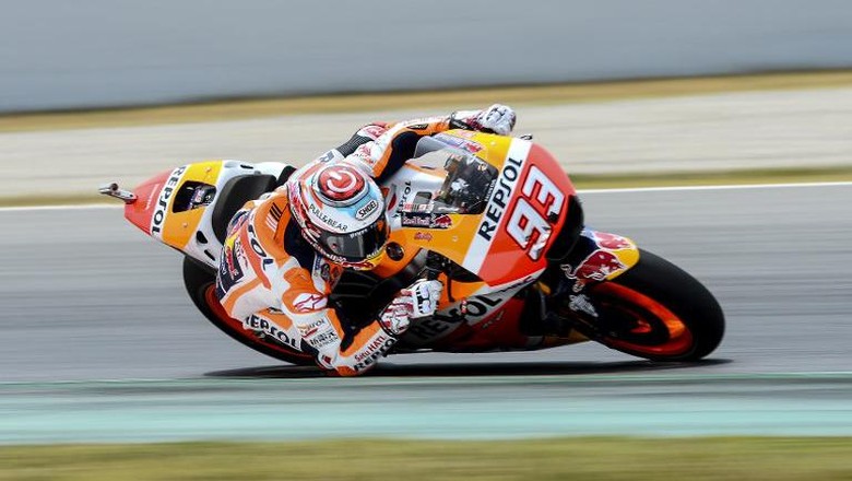 Ungguli Vinales, Marquez Tercepat di Tes MotoGP Catalunya Ungguli Vinales, Marquez Tercepat di Tes MotoGP Catalunya