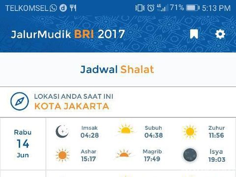 Mudik Asyik Pakai Aplikasi Jalur Mudik BRI 2017