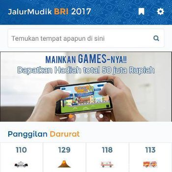 Mudik Asyik Pakai Aplikasi Jalur Mudik BRI 2017