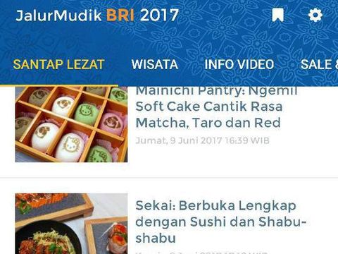 Mudik Asyik Pakai Aplikasi Jalur Mudik BRI 2017