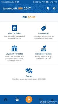 Mudik Asyik Pakai Aplikasi Jalur Mudik BRI 2017