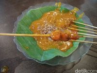 Penampakan sate gurita