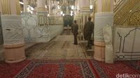 Raudhah adalah area dengan karpet hijau (Fitraya/detikTravel)
