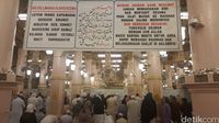 Imbauan agar jamaah tertib (Fitraya/detikTravel)