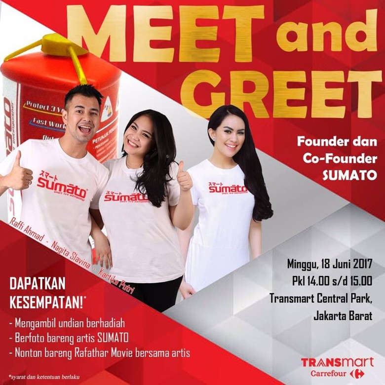 Jumpa Artis Bersama Sumato di Transmart Central Park Jumpa Artis Bersama Sumato di Transmart Central Park