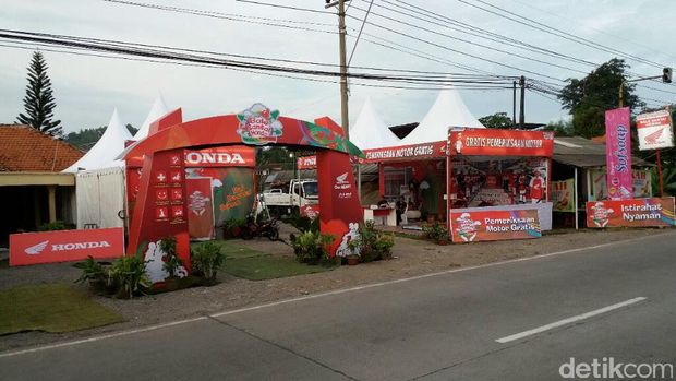 Honda Dirikan Rest Area Nyaman untuk Pemudik di Jateng