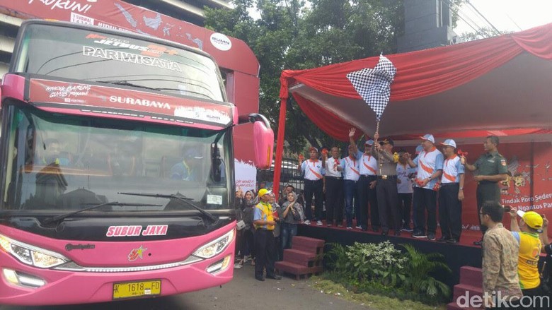 Jasa Raharja Jateng Berangkatkan 750 Pemudik Gratis