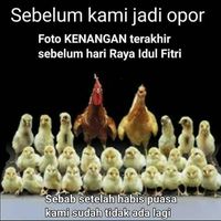 Meme Lucu Curhatan Saat Lebaran