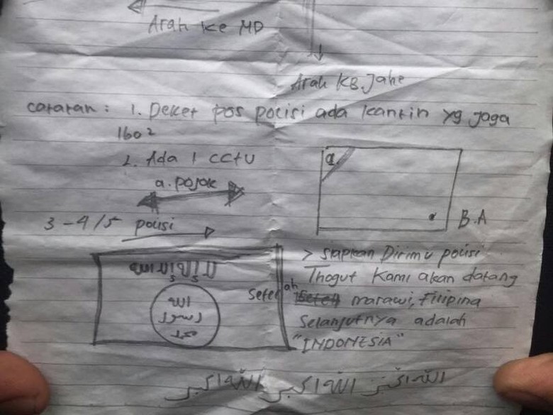 Selebaran Bernada Teror Ditemukan di Wiper Mobil Polisi di Serang