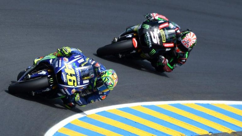Saat Zarco Senggol Rossi Lagi di Assen Saat Zarco Senggol Rossi Lagi di Assen