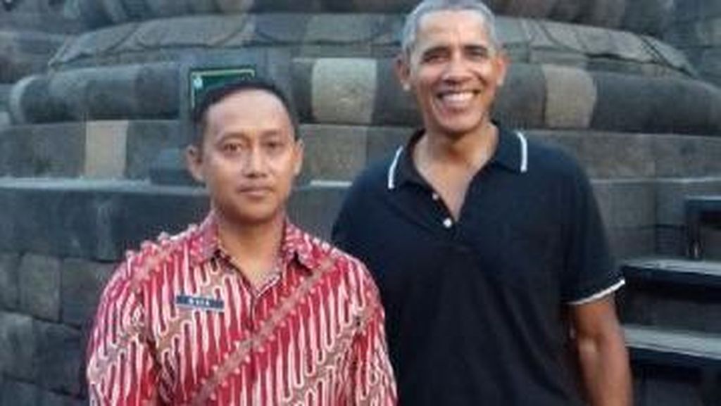 Kesan Mura Dampingi Obama Keliling Candi Borobudur Kesan Mura Dampingi Obama Keliling Candi Borobudur