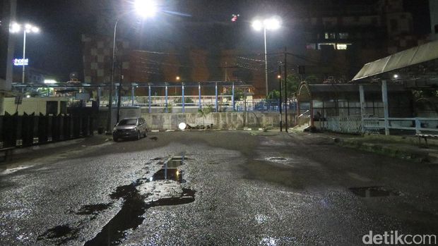 Lokasi penusuk 2 anggota Brimob ditembak mati.