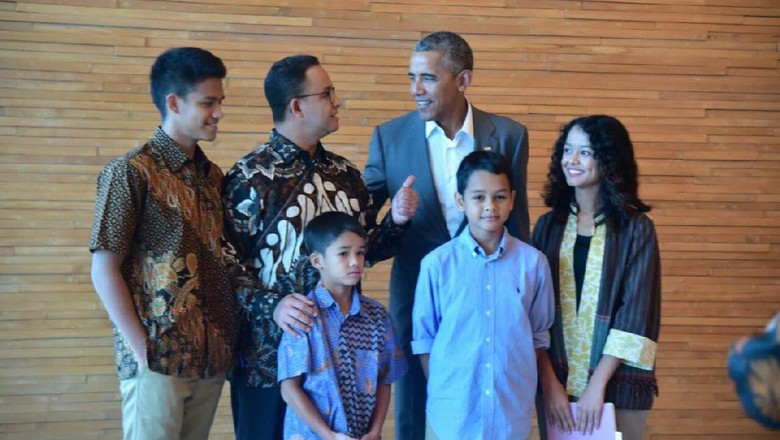 Anies Foto Bareng dan Bicara Toleransi dengan Obama