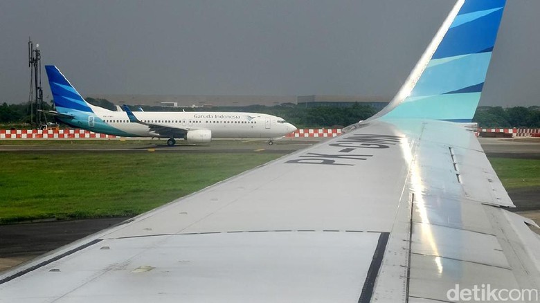 Ilustrasi pesawat Garuda Indonesia (Ari Saputra/detikcom) Ilustrasi pesawat Garuda Indonesia (Ari Saputra/detikcom)