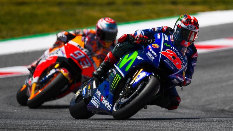 Salip Menyalip Vinales-Marquez di Kualifikasi yang Berujung Senggolan Salip Menyalip Vinales-Marquez di Kualifikasi yang Berujung Senggolan