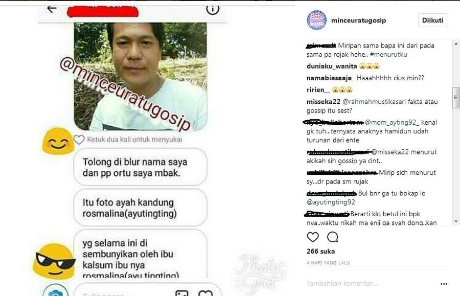 Ribut-ribut Abdul Rojak Bukan Ayah Kandung Ayu Ting Ting