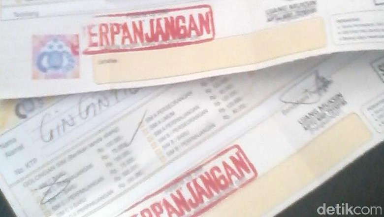 izin surat mengemudi e Ini Hanya SIM Kartu Warga Habis Bandung, di Resi, Terima