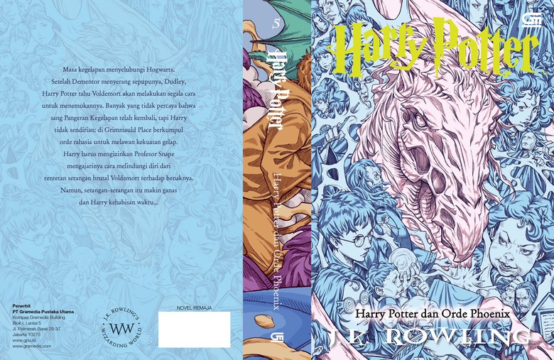 Ini Bocoran Sampul Buku Harry Potter ke-5 Versi Ilustrator Indonesia Ini Bocoran Sampul Buku Harry Potter ke-5 Versi Ilustrator Indonesia