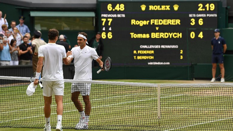 Federer Hadapi Cilic di Final Federer Hadapi Cilic di Final