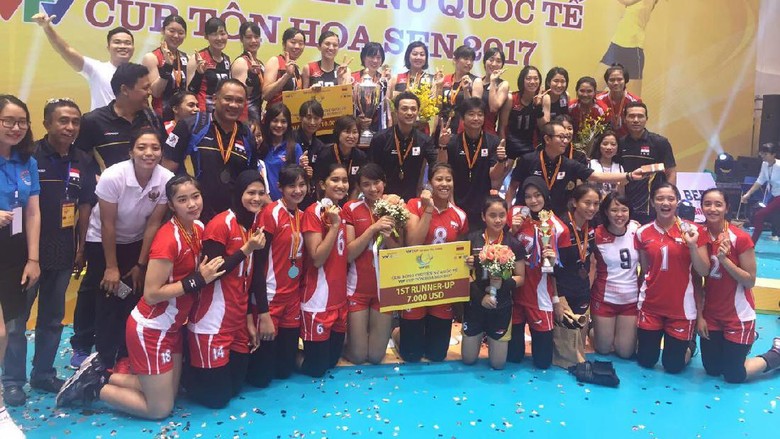 Dikalahkan Jepang, Timnas Voli Putri Jadi Runner-up Dikalahkan Jepang, Timnas Voli Putri Jadi Runner-up