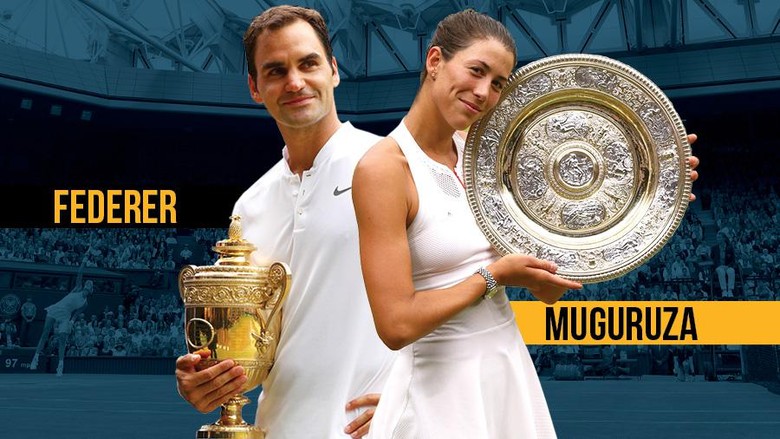 Raja dan Ratu Wimbledon 2017 Raja dan Ratu Wimbledon 2017