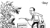 Perlawanan Jokowi ke Islam Radikal Jadi Karikatur di New York Times Perlawanan Jokowi ke Islam Radikal Jadi Karikatur di New York Times
