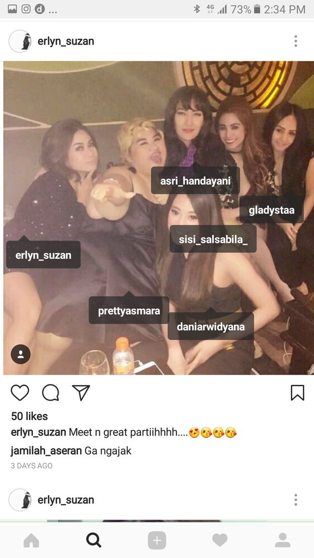 Inikah Foto <i>Part</i>y Pretty Asmara dengan Para Temannya Sebelum Diciduk?