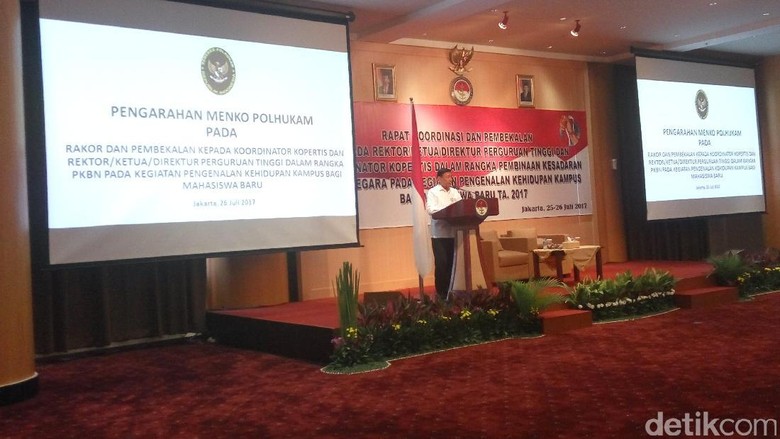 Di Depan Para Rektor, Wiranto: HTI Dibubarkan Kok Dibela Di Depan Para Rektor, Wiranto: HTI Dibubarkan Kok Dibela