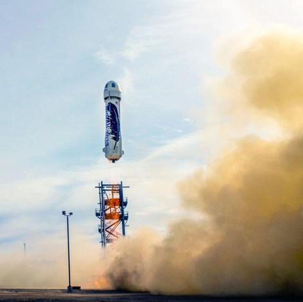 Blue Origin Impikan Semua Orang Bisa Rekreasi ke Langit Blue Origin Impikan Semua Orang Bisa Rekreasi ke Langit