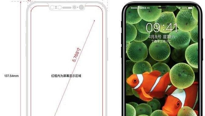 Konsep iPhone 8. Foto: Internet Konsep iPhone 8. Foto: Internet