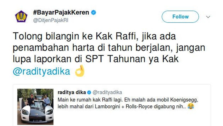 Diingatkan Pajak, Ini Penjelasan Soal Mobil Super Mewah Raffi Ahmad Diingatkan Pajak, Ini Penjelasan Soal Mobil Super Mewah Raffi Ahmad