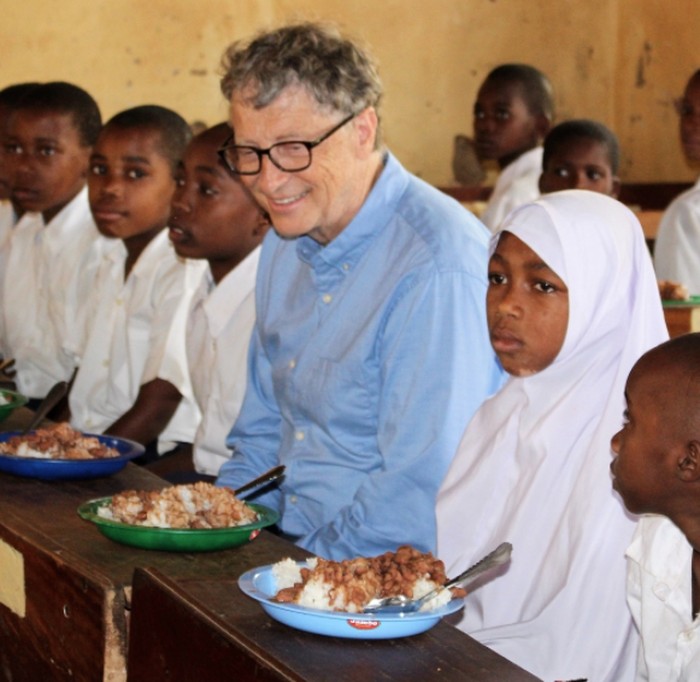 Bill Gates di Tanzania. Foto: Instagram Bill Gates di Tanzania. Foto: Instagram
