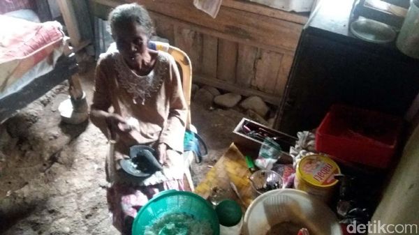 Nenek Manisah, Hidup Sebatangkara Ditemani 7 Ekor Ayam