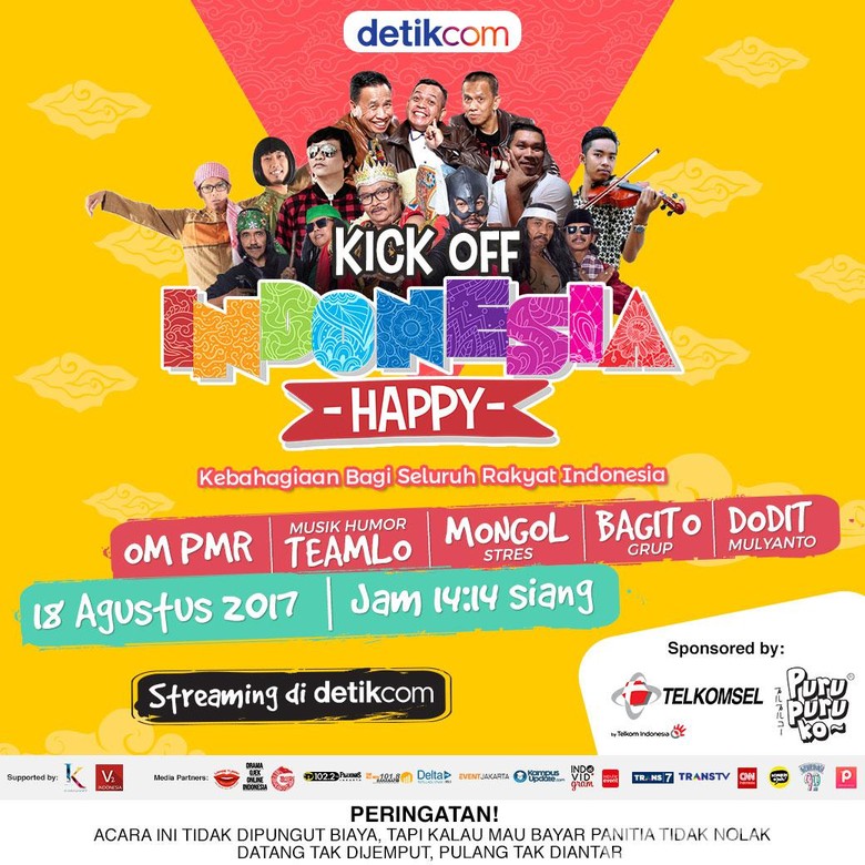 Ayo Nonton Serunya Indonesia Happy di detikcom Sekarang! Ayo Nonton Serunya Indonesia Happy di detikcom Sekarang!