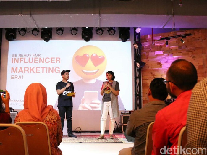 Acara workshop How to be a Good Influencer. Foto: Muhammad Alif Goenawan/detikINET Acara workshop How to be a Good Influencer. Foto: Muhammad Alif Goenawan/detikINET