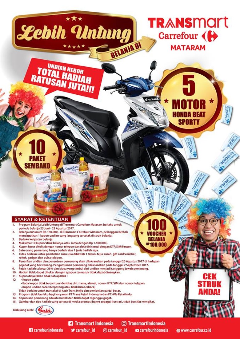 Kumpulkan Kupon Belanja Lebih Untung di Transmart Carrefour Mataram Kumpulkan Kupon Belanja Lebih Untung di Transmart Carrefour Mataram
