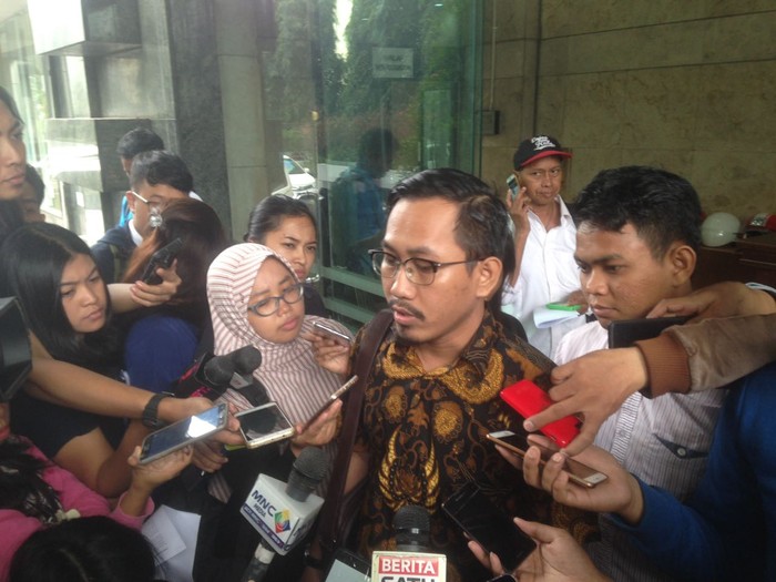 Foto: Koordinator LSM Suropati di Bareskrim Polri Foto: Koordinator LSM Suropati di Bareskrim Polri
